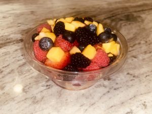 mixed berries bowl