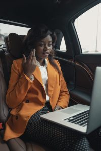 black woman in corporate