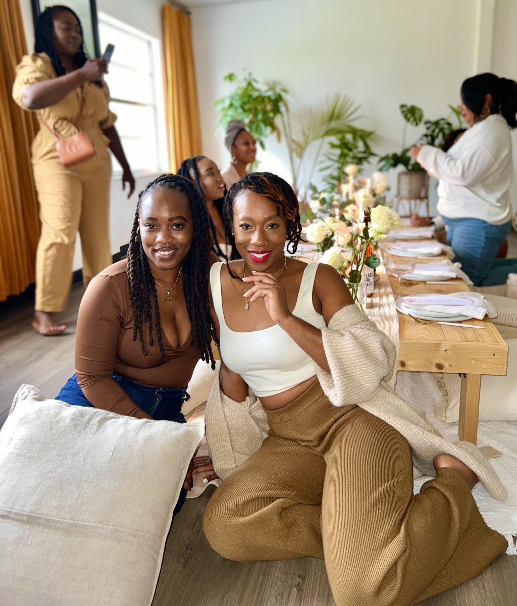 Black women at Create & Co Studios Orlando Florida