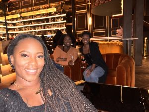 black woman with locs